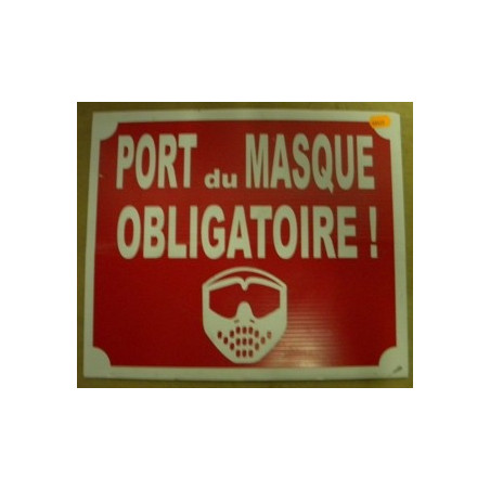 Panneau Port Du Masque Obligatoire