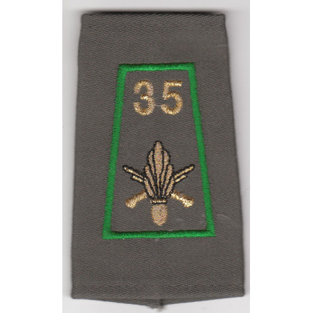 Fourreau d épaule 4ème Compagnie du 35ème Régiment d Infanterie