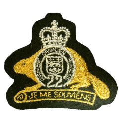 CANADA: 22ème Royal Regiment - Armée Canadienne - Insigne béret sous-officier