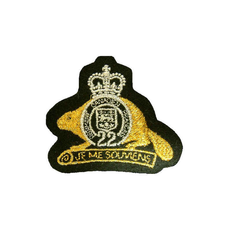 CANADA: 22ème Royal Regiment - Armée Canadienne - Insigne béret sous-officier