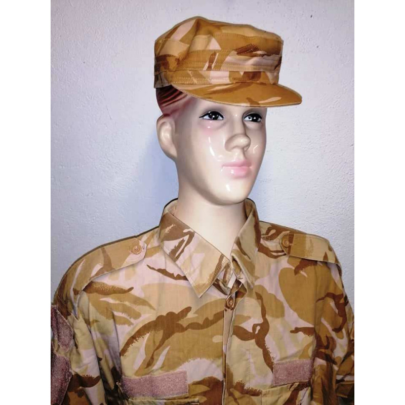 QATAR : Tenue complète Veste + Pantalon + Casquette camouflage DPM Désert Armée Qatarienne NEUVE