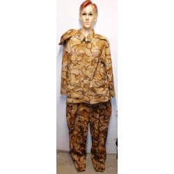 QATAR : Tenue complète Veste + Pantalon + Casquette camouflage DPM Désert Armée Qatarienne NEUVE