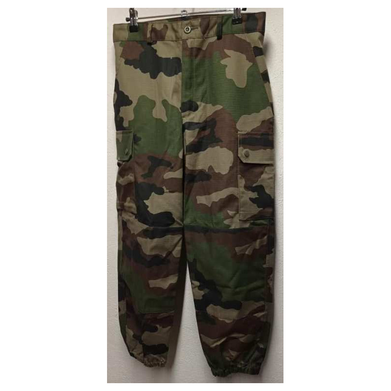 Pantalon Modèle F2 camouflage Centre-Europe en Toile RIP-STOP Armée Française Occasion