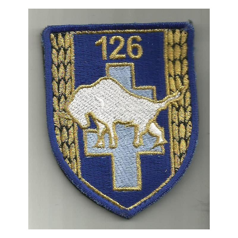 Ecusson brodé velcro du 126ème Régiment d'Infanterie