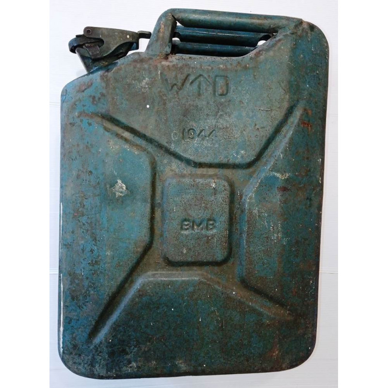 Jerrican à essence 20 litres Armée de l'Air Armée Anglaise 1944 Bleu - WW2