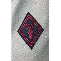 Veste TDF Femme Infanterie 1ère Division Blindée + Losange 132ème Régiment d'Infanterie Cynophile NEUVE