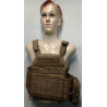 Gilet Porte-plaques balistiques coyote Warrior Assault Systems + pochette molle + Mousqueton - NEUF