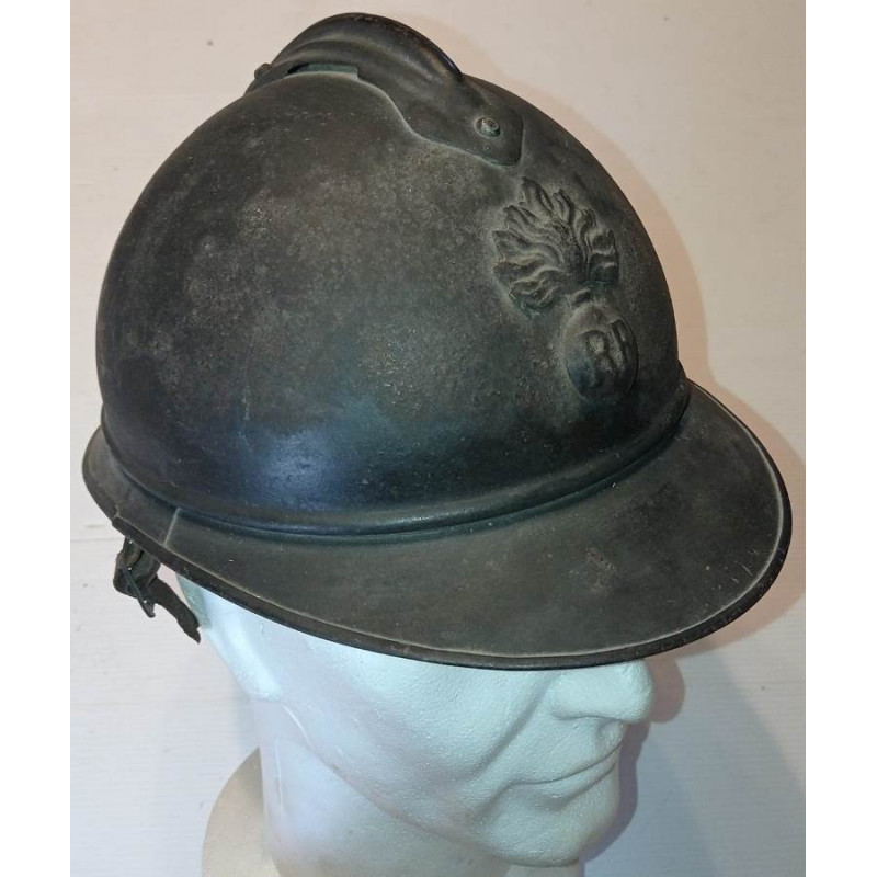 Casque Adrian Modèle 1915 Infanterie Bleu nuit (jus) WW1