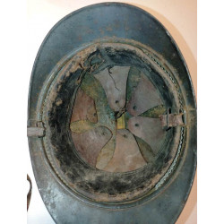 Casque Adrian Modèle 1915 Infanterie Bleu nuit (jus) WW1