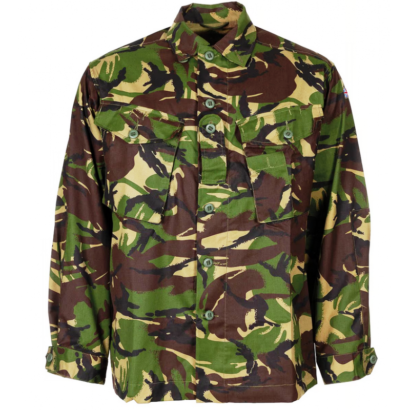 Chemise de Combat Jacket DPM Lightweight camouflage Woodland Armée Anglaise / Britannique Occasion