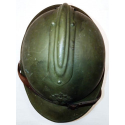 Casque complet Adrian Modèle 1926 Infanterie Moutarde - 39/40 WW2