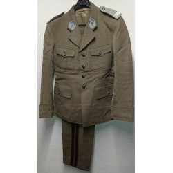 Tenue Hiver Lieutenant: Vareuse + Pantalon - Etat-Major du Matériel - 1970