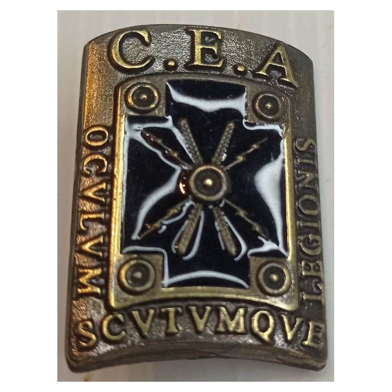 Compagnie d'Eclairage et d'Appui / C.E.A du 126ème Régiment d'Infanterie en Bronze - Fabrication artisanale en OPEX au Kosovo