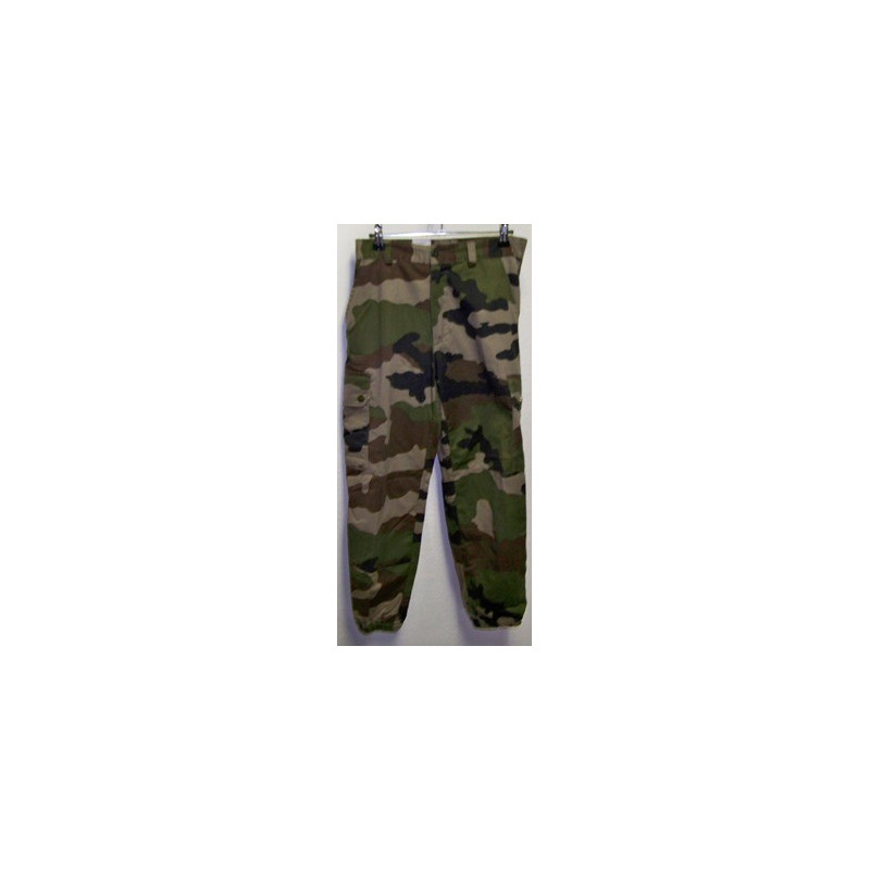 Pantalon Modèle F2 camouflage Centre-Europe Armée Française sans élastiquage Occasion