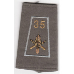 Fourreau d'épaule de la C.A.S. du 35ème Régiment d'Infanterie