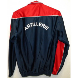 Veste de Survêtement rouge et bleu Artillerie Armée Française