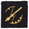 Insigne de spécialité tissu Marine Nationale: Mécanicien d'armement Officier-marinier