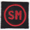 Insigne de spécialité tissu Marine Nationale: Secrétaire Militaire Equipage