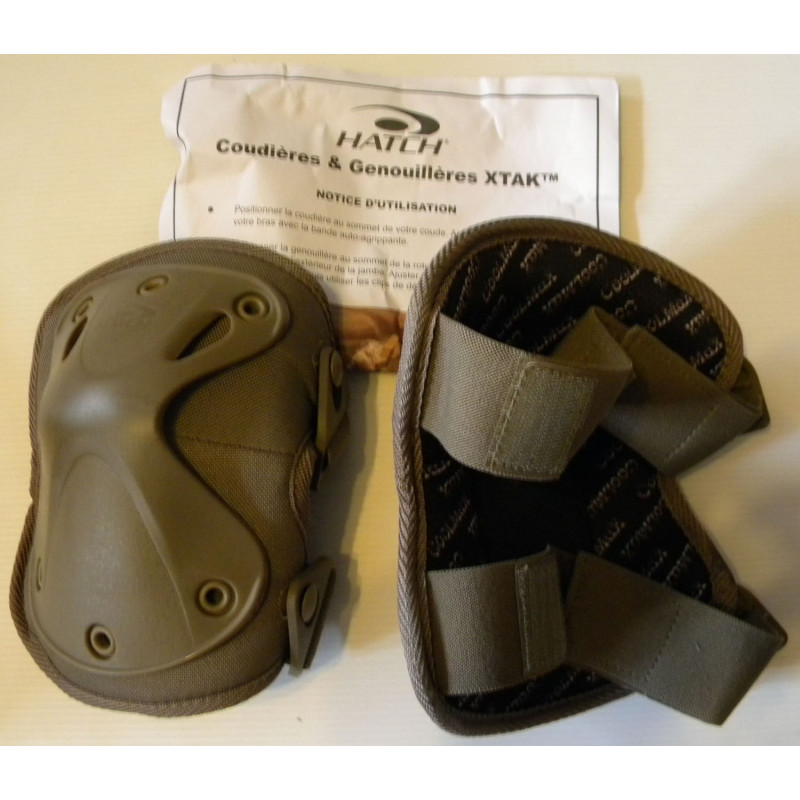 Genouillères de Protection kaki HATCH X-TAK Armée française Neuves